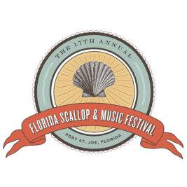 The 17th Annual Florida Scallop and Music Festival banner.