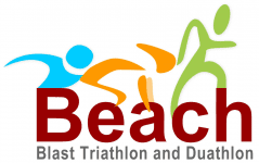 Beach Blast Triathalon and Duathalon logo.
