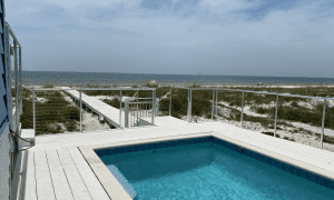 Picture of Gulf Coast rental with a private pool.